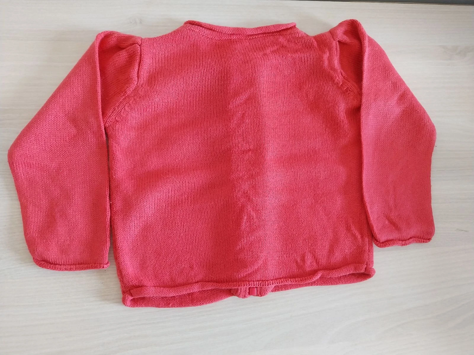Thick red girl's vest 12 months – photo 2